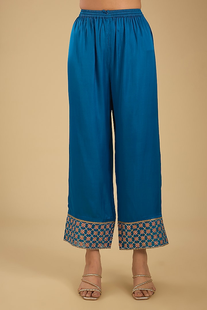 Yellow Silk Kurta Set by Raji Ramniq at Pernia's Pop Up Shop