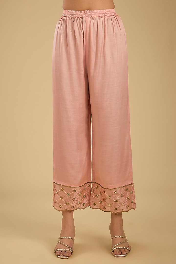 Purple Silk Kurta Set by Raji Ramniq at Pernia's Pop Up Shop