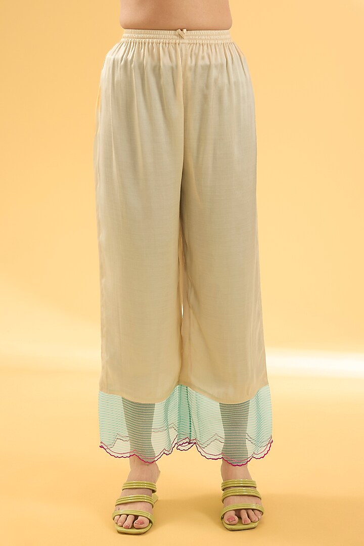 Multi-Colored Crepe Floral Printed Kurta Set by Raji ramniq at Pernia's Pop Up Shop