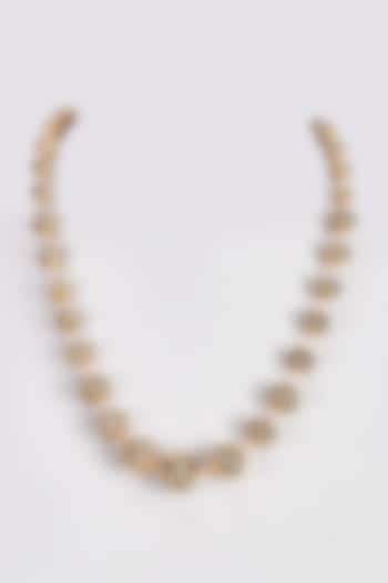 Black Rhodium Finish Beaded Mala by Rejuvenate Jewels at Pernia's Pop Up Shop