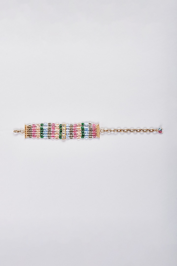 Multi-Colored Beaded Bracelet by Rejuvenate Jewels