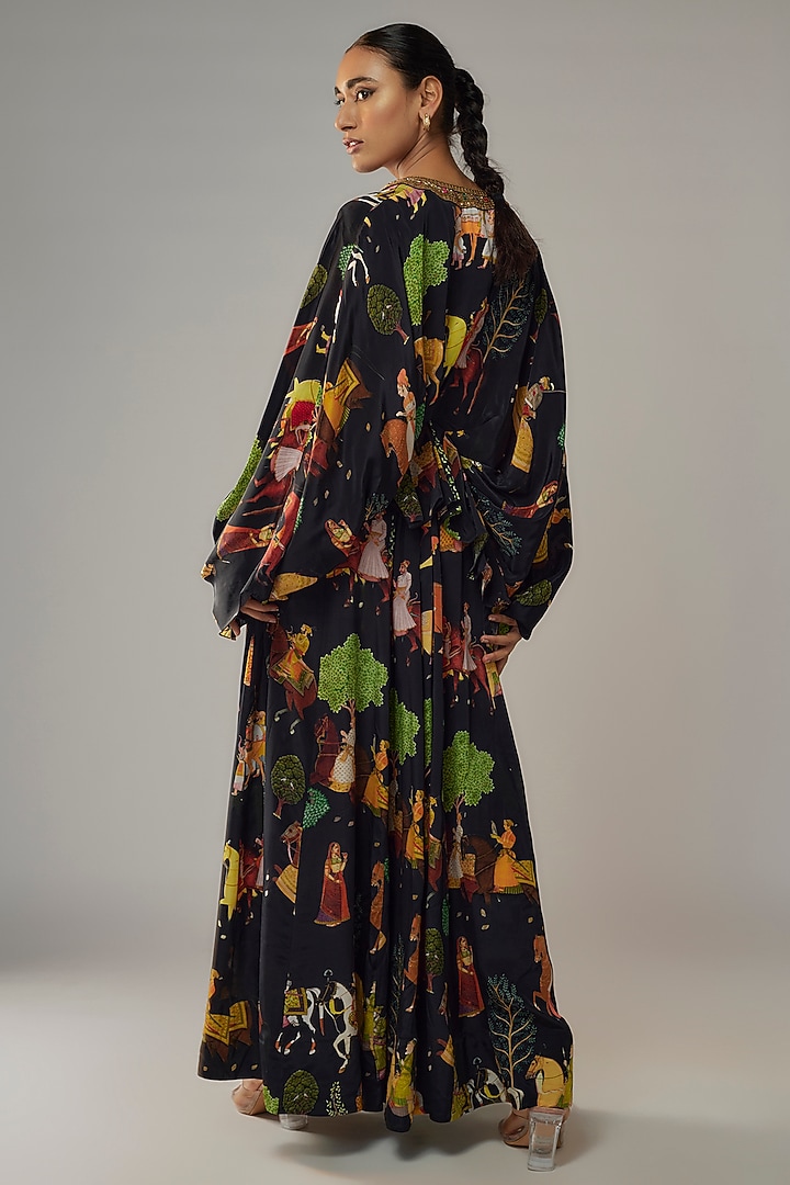 Black Crepe Co-Ord Set by Rajat tangri at Pernia's Pop Up Shop