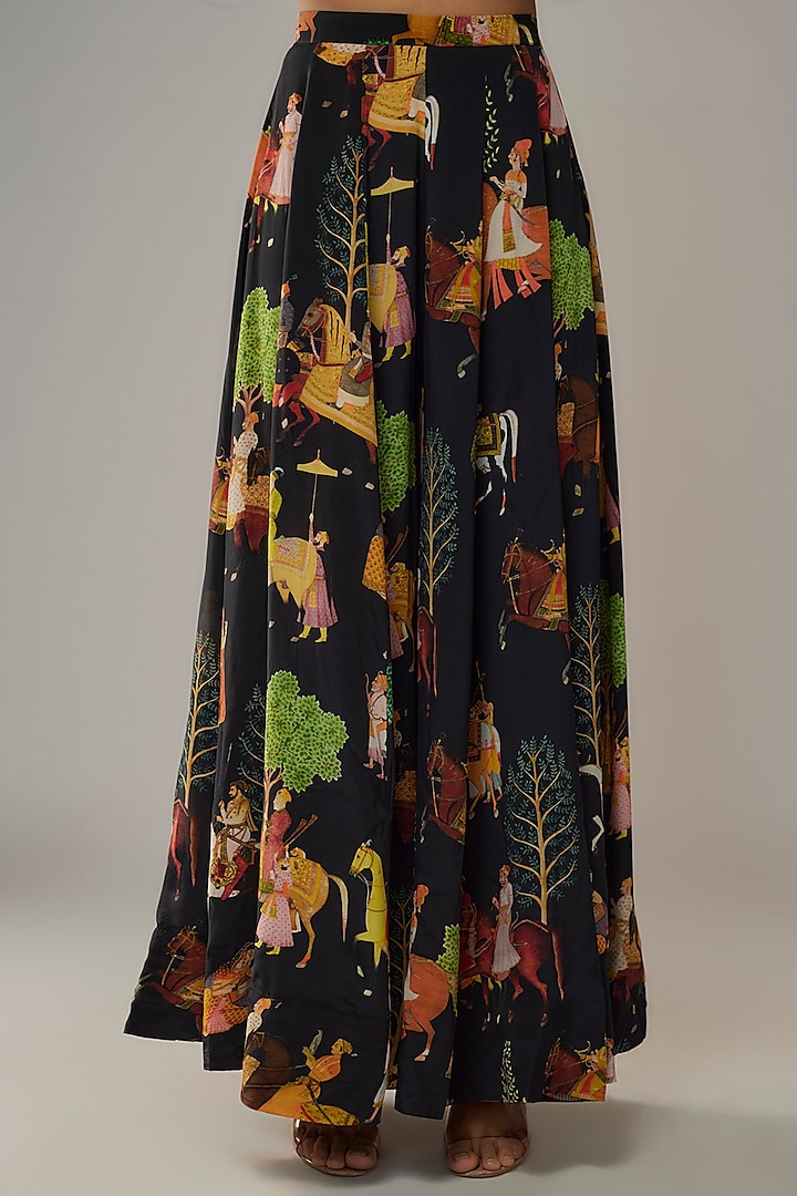 Black Crepe Co-Ord Set by Rajat tangri at Pernia's Pop Up Shop