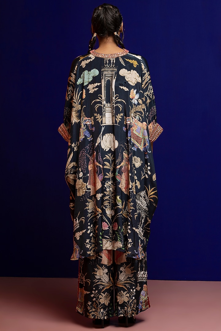Black Crepe Co-Ord Set by Rajat tangri  at Pernia's Pop Up Shop