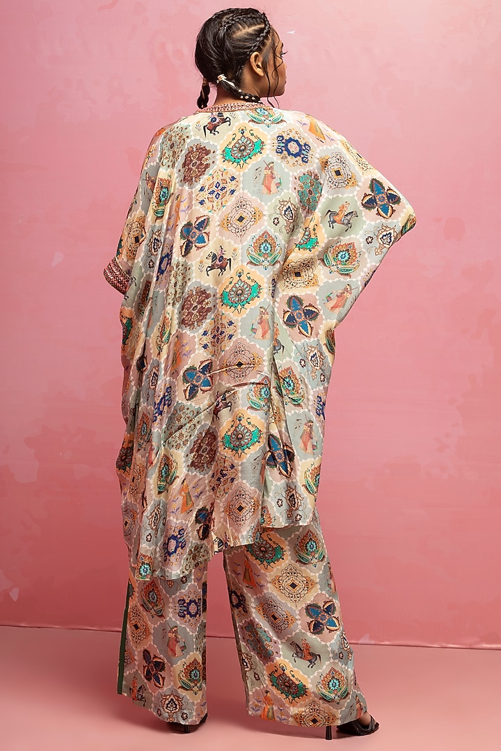 Pastel Crepe Co-Ord Set by Rajat tangri  at Pernia's Pop Up Shop