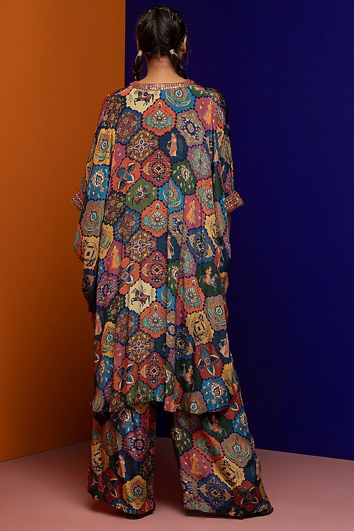 Multi-Colored Crepe Co-Ord Set by Rajat tangri at Pernia's Pop Up Shop