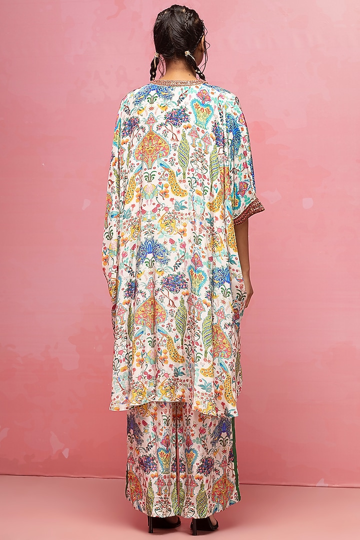 Ivory Crepe Co-Ord Set by Rajat tangri at Pernia's Pop Up Shop