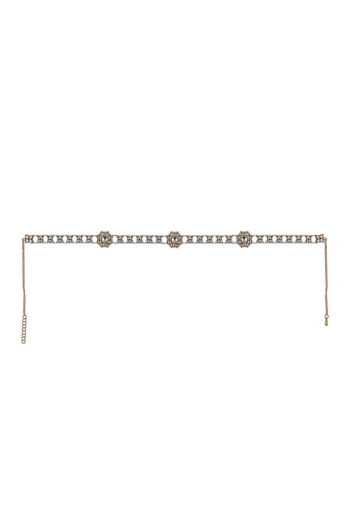 Gold Plated Jadtar Kamarband by Riana Jewellery at Pernia's Pop Up Shop