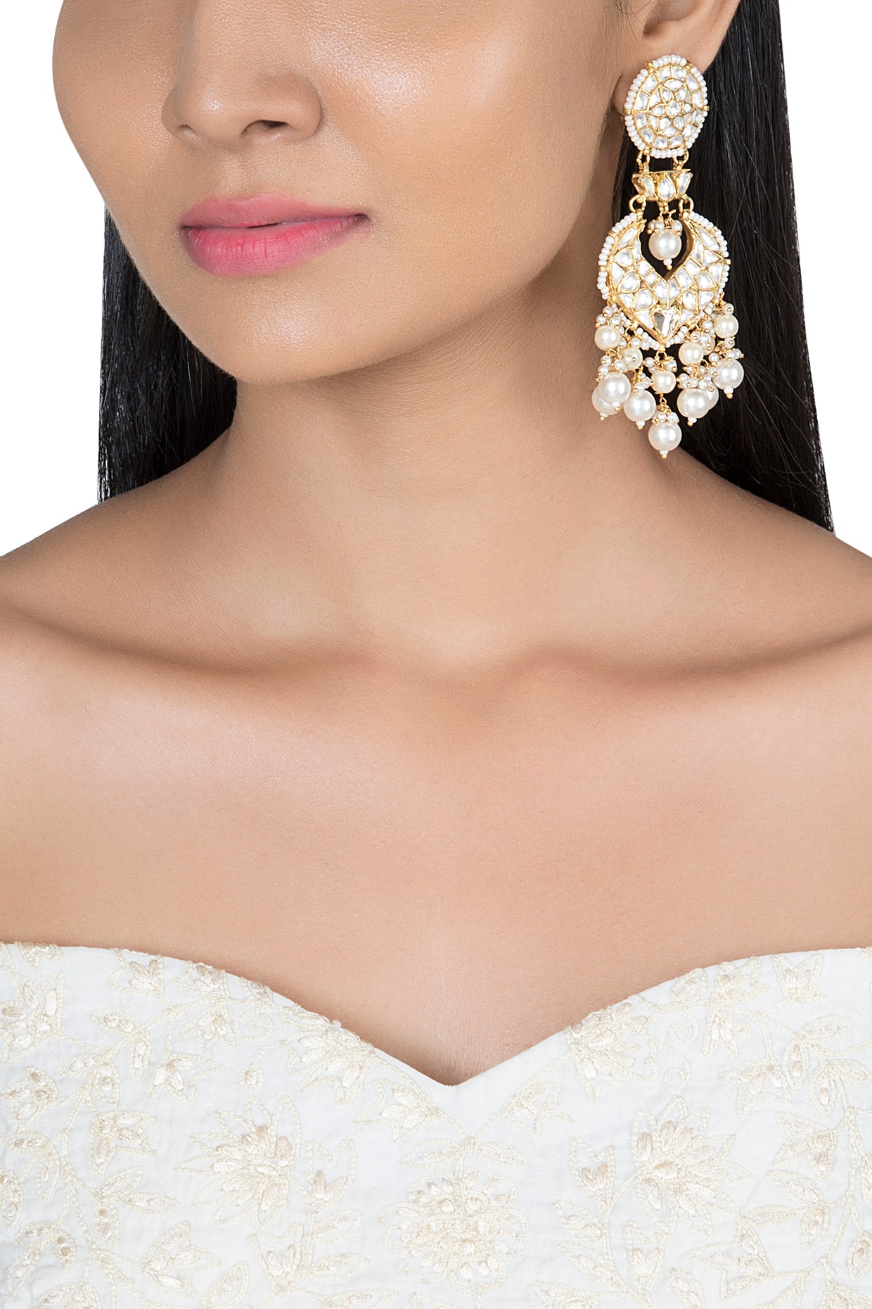 1 Gram Gold Earrings Set For Girls And Women Wear