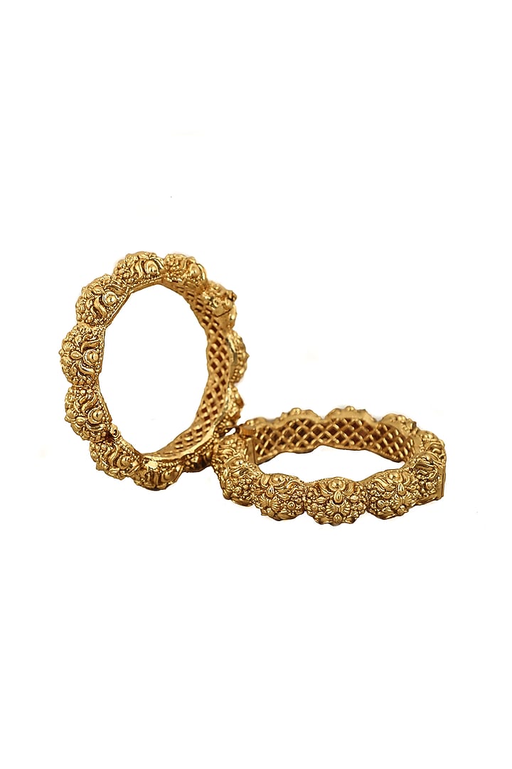 Gold Plated Kada by Riana Jewellery at Pernia's Pop Up Shop