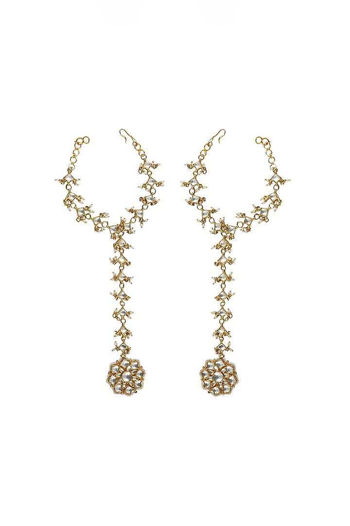 Gold Plated Floral Bracelets by Riana Jewellery at Pernia's Pop Up Shop
