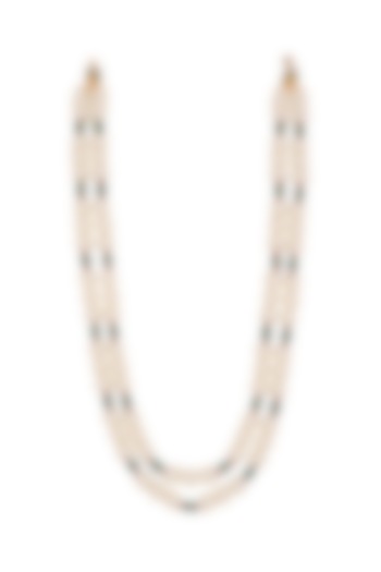 Red & Green Beaded Mala by Riana Jewellery Men at Pernia's Pop Up Shop