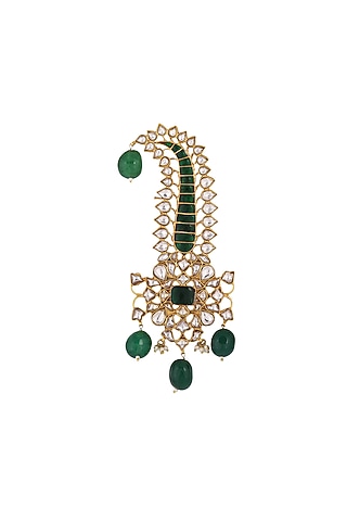 Gold Plated Emerald Kilangi by Riana Jewellery Men