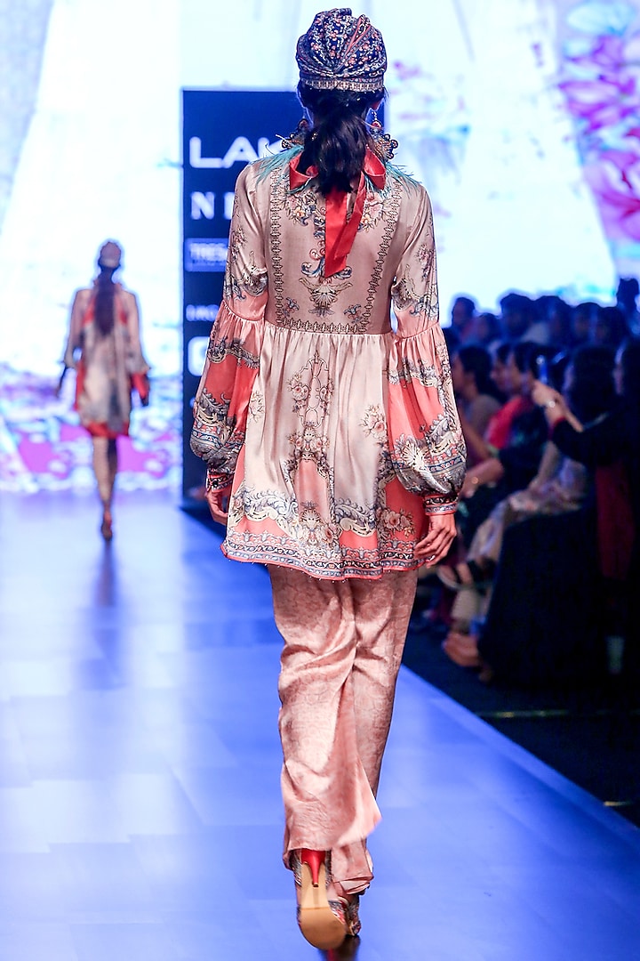 Blush Pink Boho Tunic by Rajdeep Ranawat at Pernia's Pop Up Shop