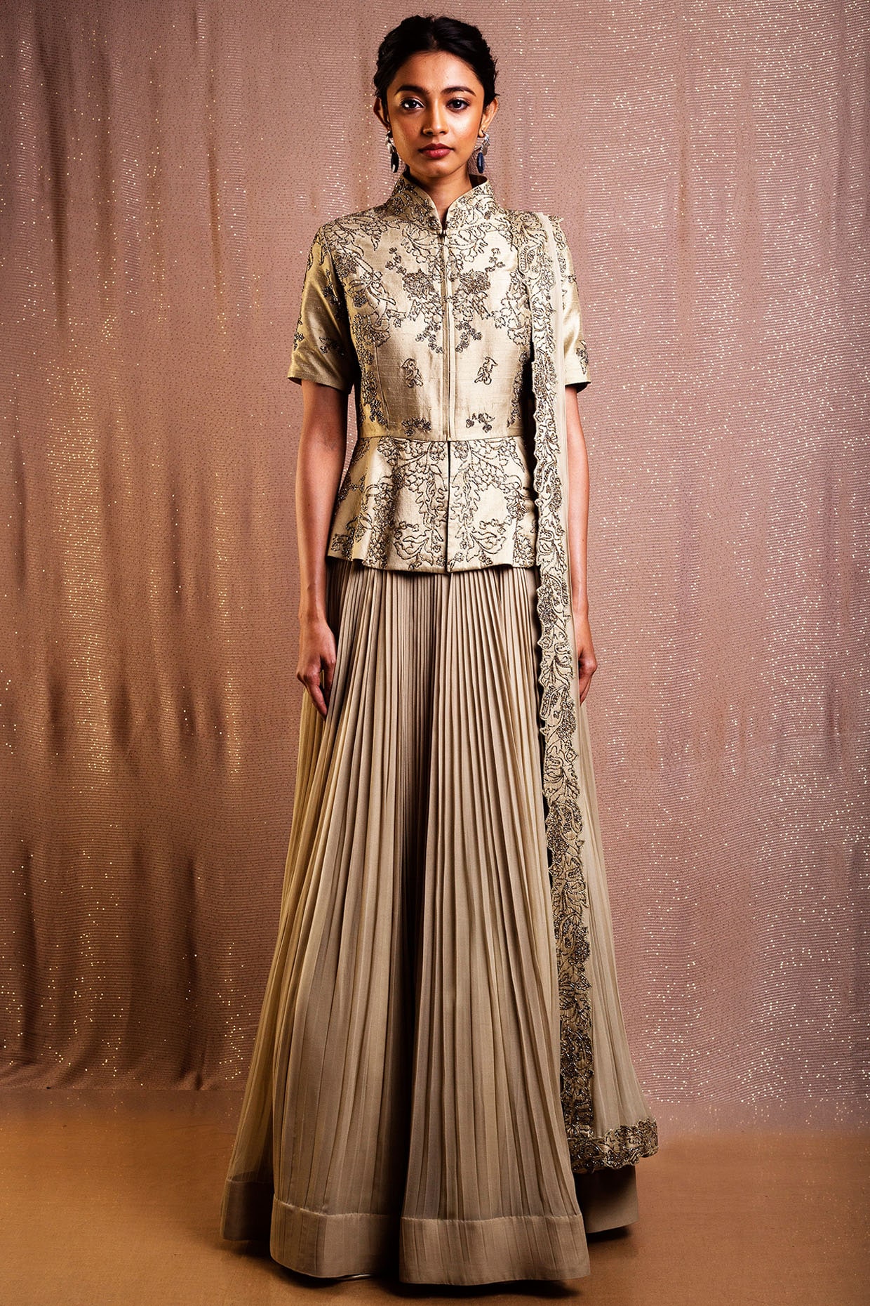 flared skirt set