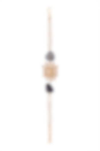 Gold Plated Beaded Floral Bracelet by Riana Jewellery at Pernia's Pop Up Shop