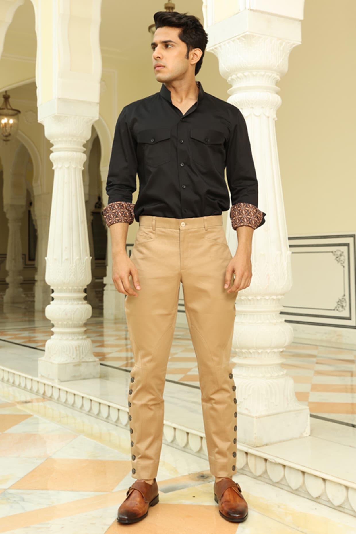 Plain Men Mustard Lycra Formal Trouser, Slim Fit at Rs 350/piece in Bhilwara