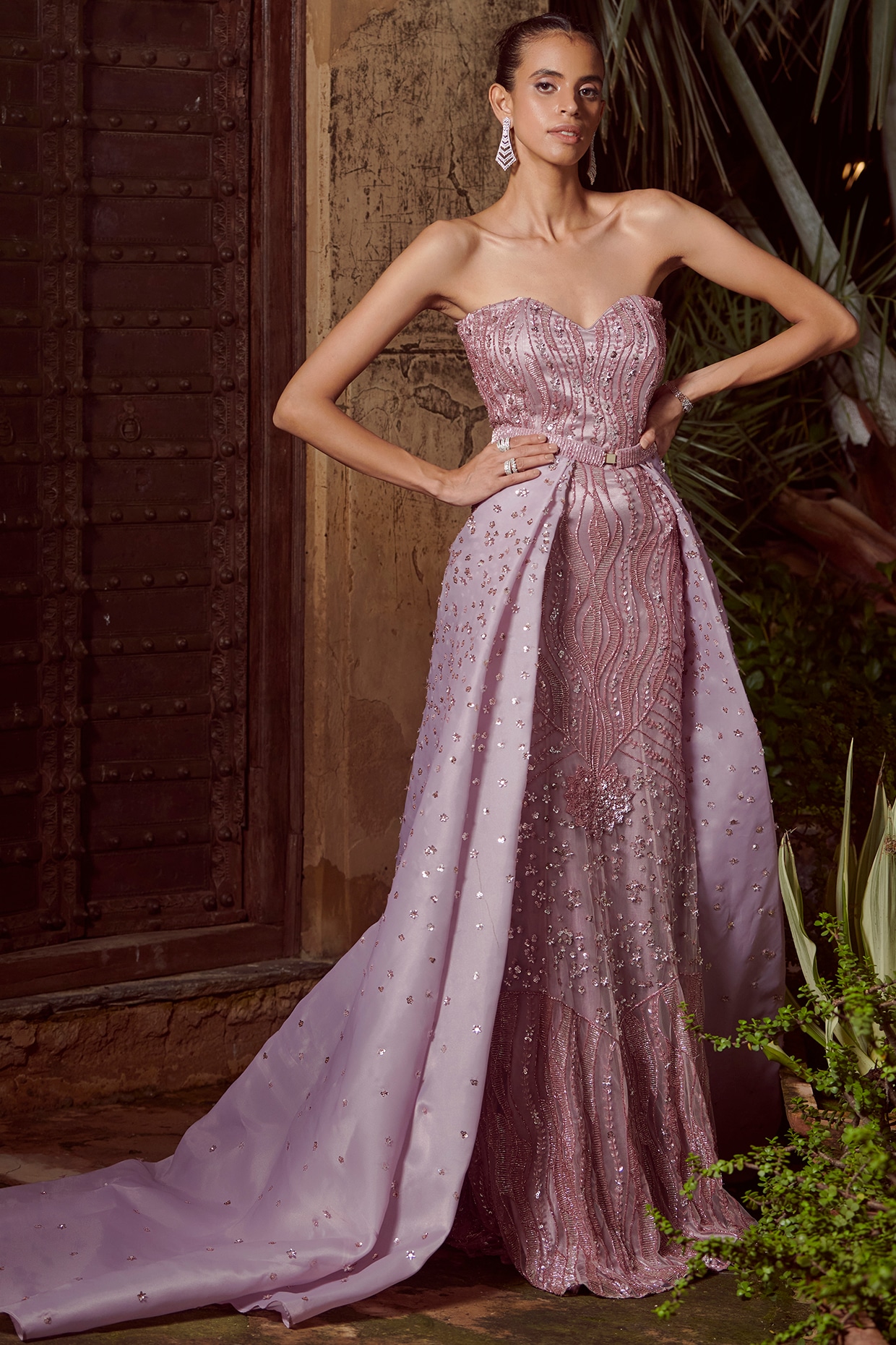 Plus Size Split Off Shoulder Long Silk Satin Bridesmaid Dresses with Slit  Evening Gown Flowy Dress Lavender US18W at Amazon Women's Clothing store