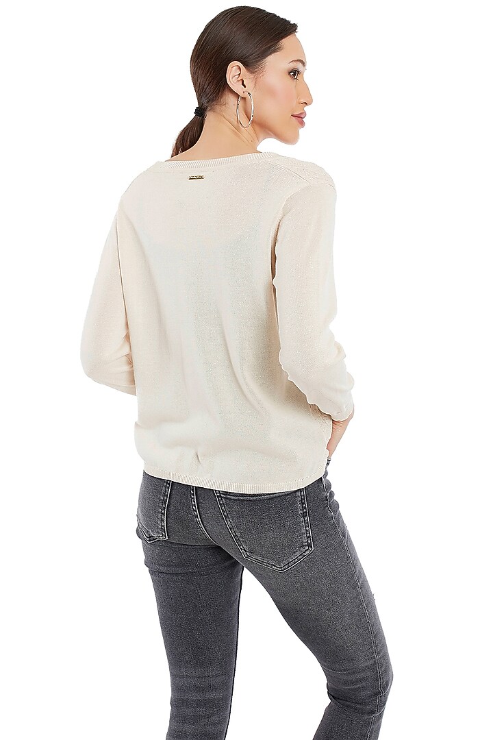 Ivory Button Down Cardigan by Rocky Star at Pernia's Pop Up Shop