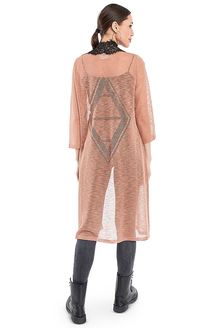 Peach Lace Shrug by Rocky Star at Pernia's Pop Up Shop