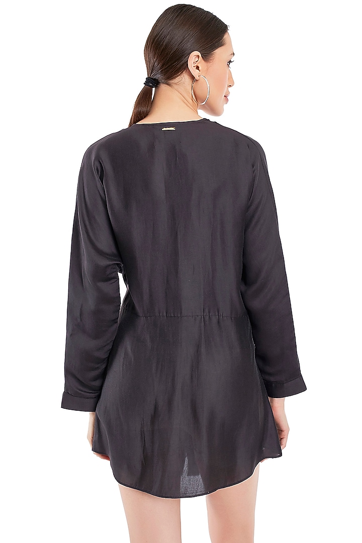 Black Wrap Jacket by Rocky Star at Pernia's Pop Up Shop