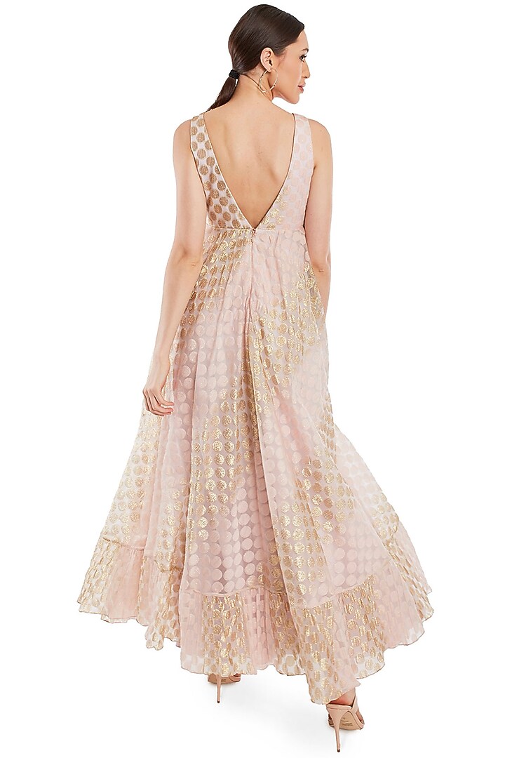 Baby Pink Embroidered Vacation Dress by Rocky Star at Pernia's Pop Up Shop