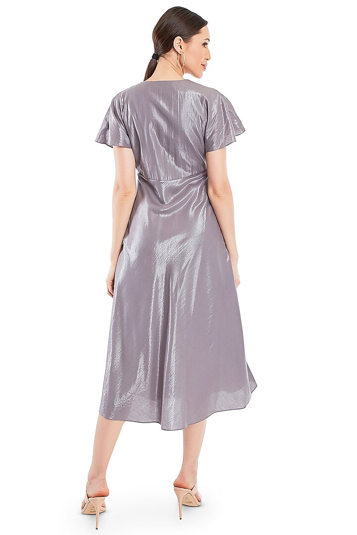 Grey Shimmer Summer Dress by Rocky Star at Pernia's Pop Up Shop