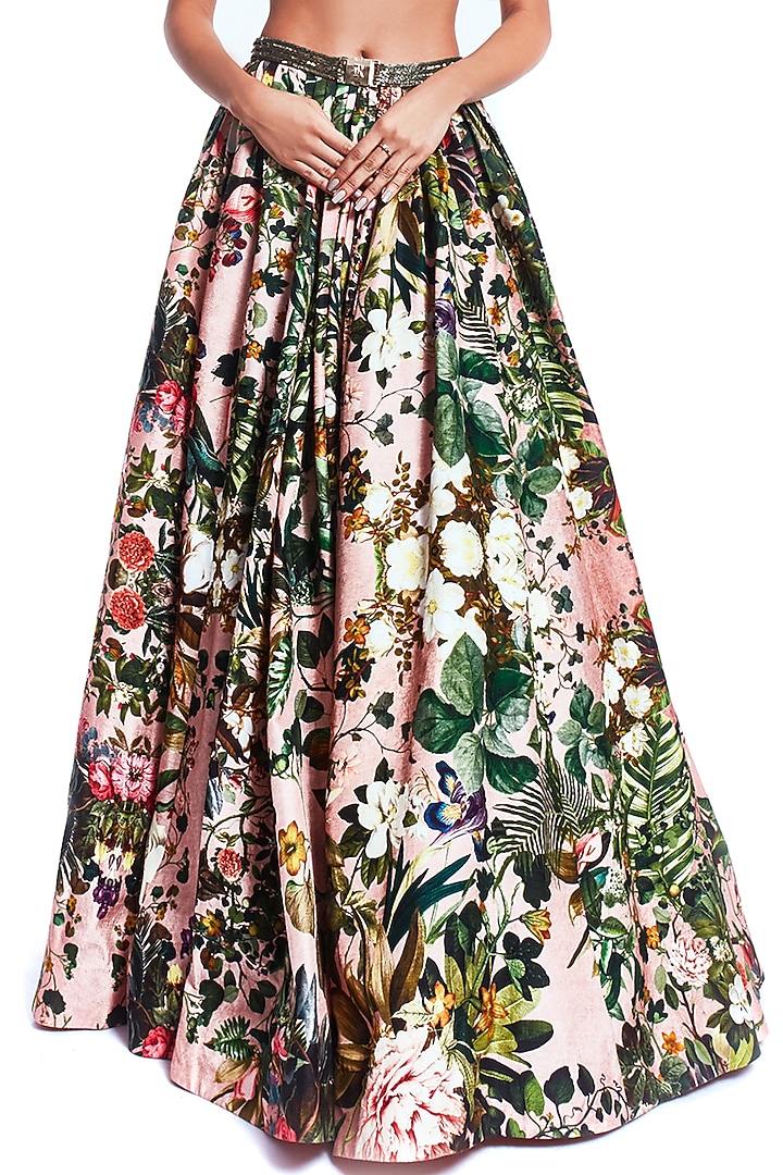 Multi Colored Godet Skirt Set by Rocky Star at Pernia's Pop Up Shop