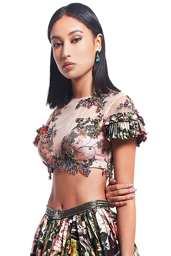 Multi Colored Godet Skirt Set by Rocky Star at Pernia's Pop Up Shop