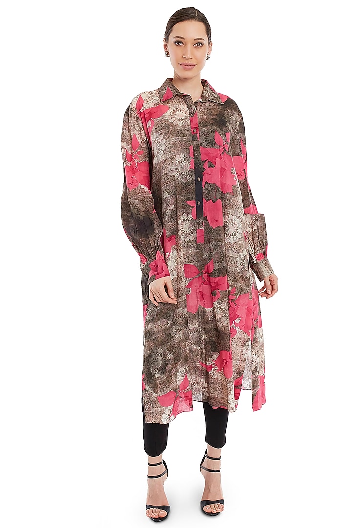 Multi Colored Tunic Shirt by Rocky Star at Pernia's Pop Up Shop