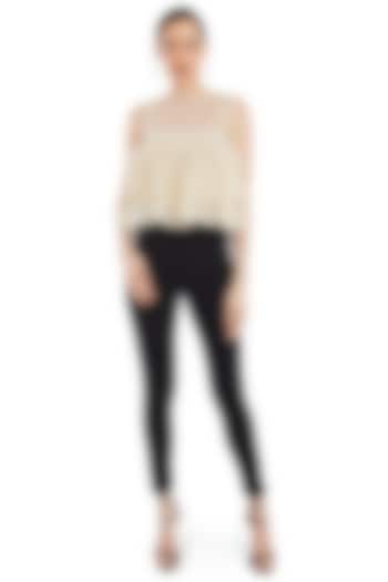 Ivory Feather Top by Rocky Star at Pernia's Pop Up Shop