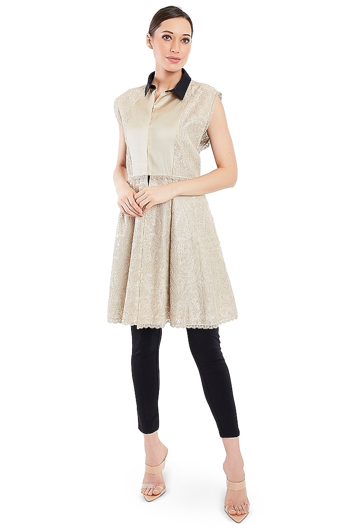 Ivory Texutred Lace Jacket by Rocky Star at Pernia's Pop Up Shop