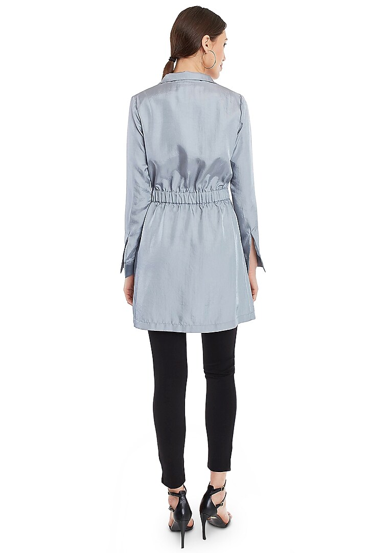 Grey Wrap Shirt by Rocky Star at Pernia's Pop Up Shop