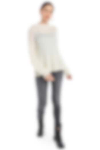 Ivory Knitted Top by Rocky Star at Pernia's Pop Up Shop