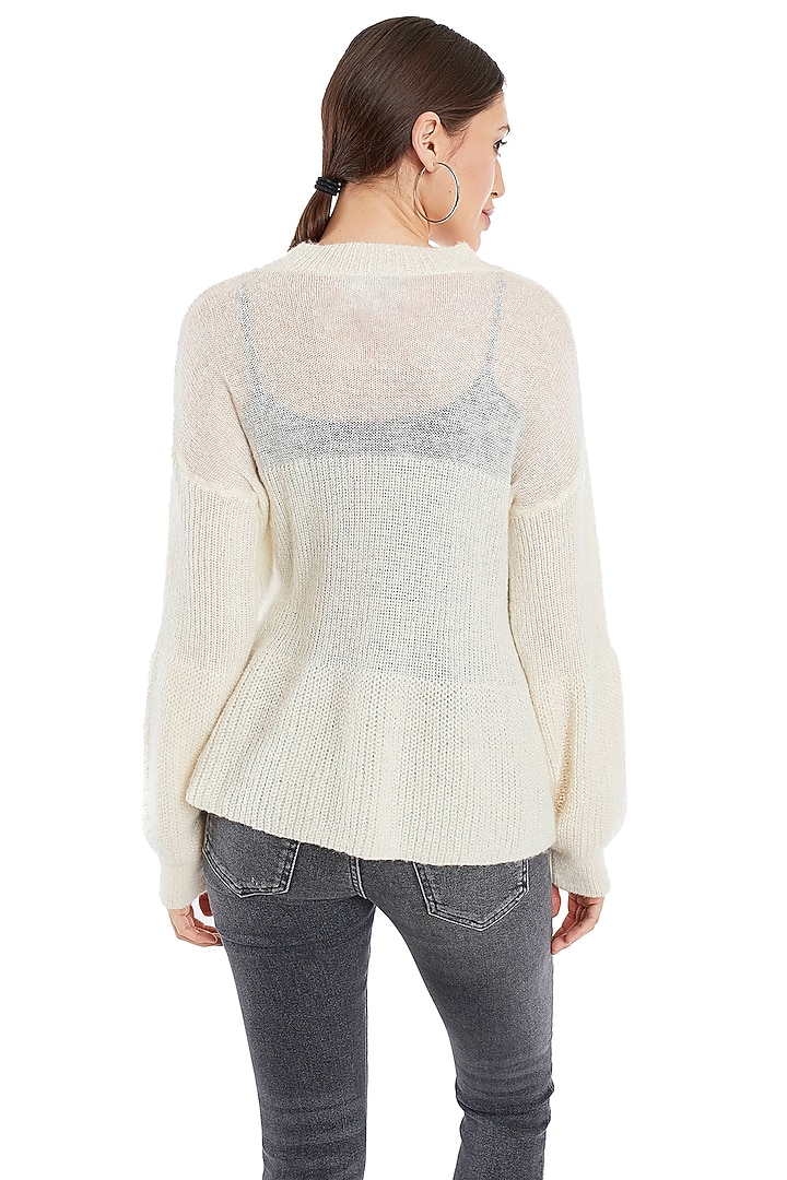 Ivory Knitted Top by Rocky Star at Pernia's Pop Up Shop