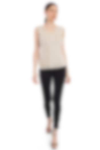 Beige Lace Detailed Top by Rocky Star at Pernia's Pop Up Shop