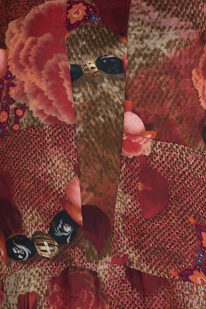 Red printed tunic available only at Pernia's Pop Up Shop.