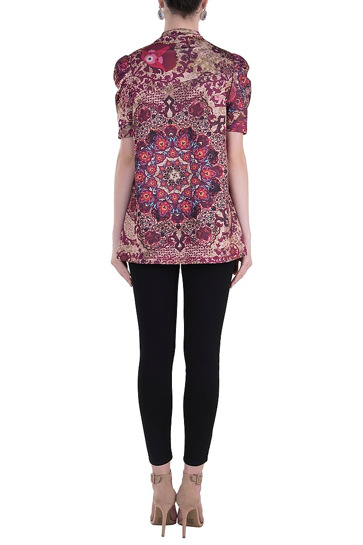 Red printed top available only at Pernia's Pop Up Shop.