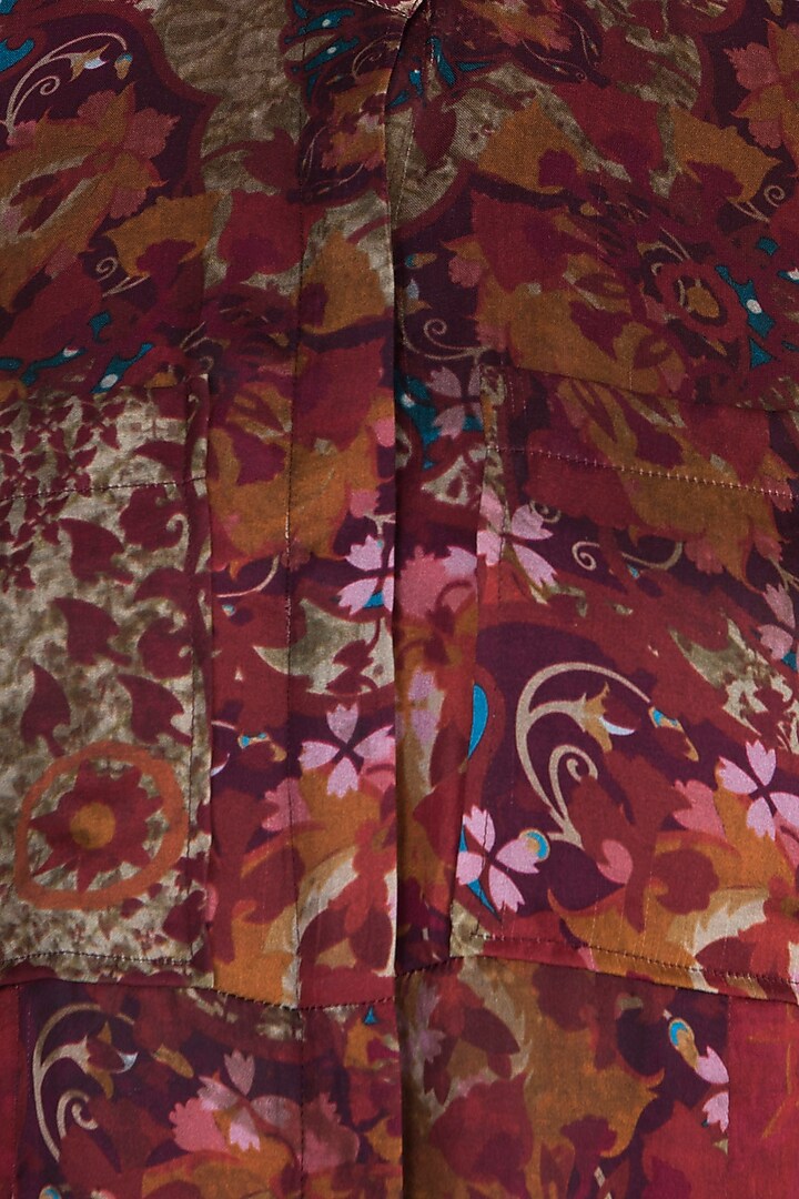 Red printed high-low tunic available only at Pernia's Pop Up Shop.
