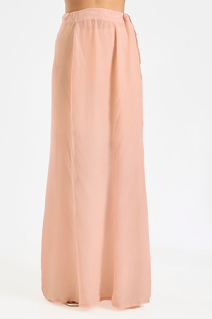 Rose Gold Tissue Reception Saree Set by Ridhi Mehra at Pernia's Pop Up Shop