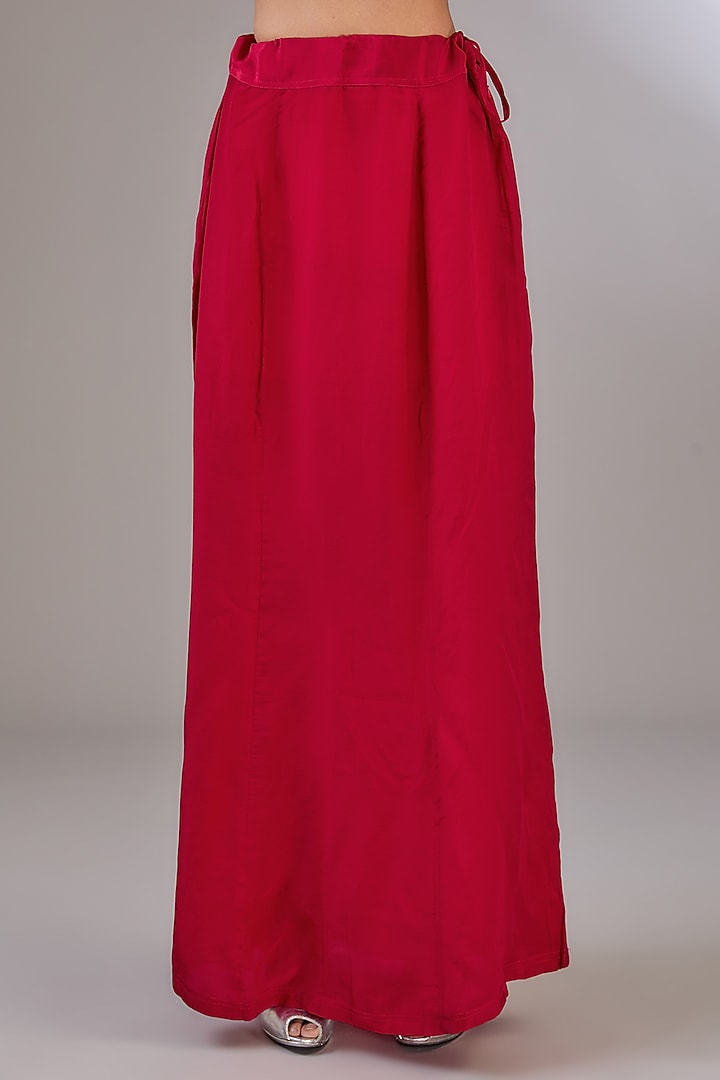 Red Silk Reception Saree Set by Ridhi Mehra at Pernia's Pop Up Shop