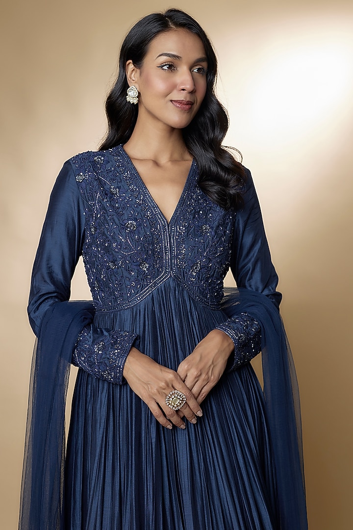 blue velvet dress shirt Velvet silk shirt – Delfina