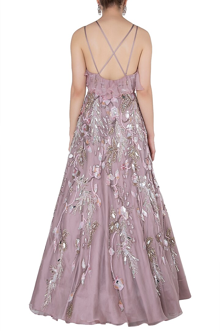 Mauve embellished gown available only at Pernia's Pop Up Shop.