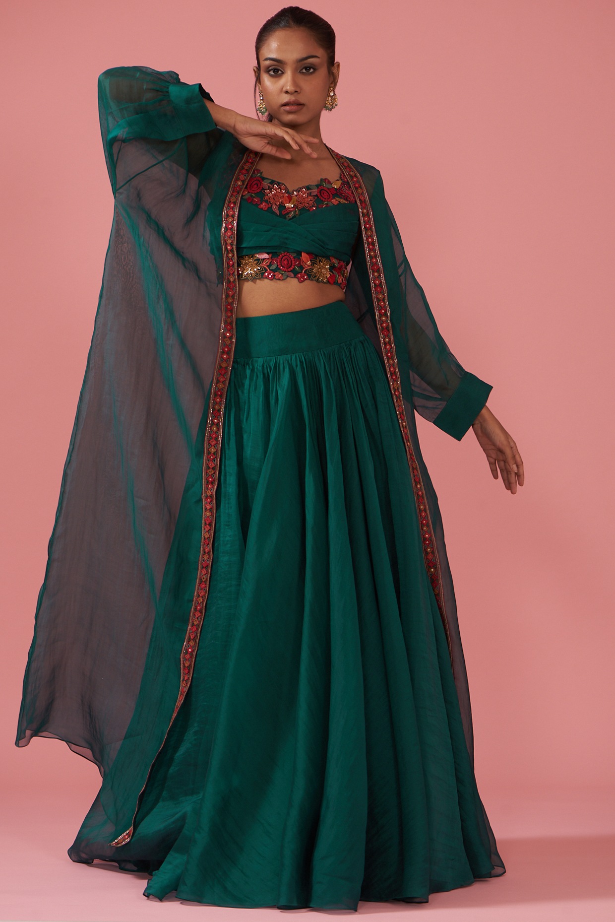 Jacket Lehenga - Buy Designer Jacket Lehengas for Women Online | KALKI  Fashion