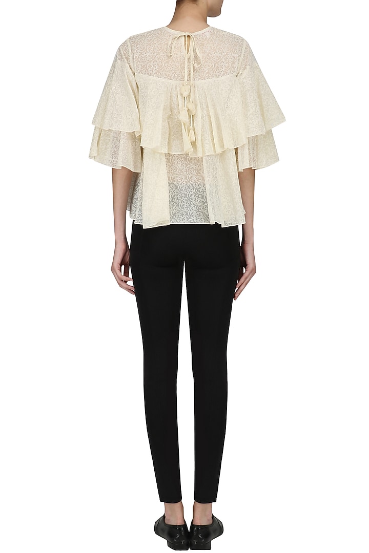 Off White Jasmine top available only at Pernia's Pop Up Shop.