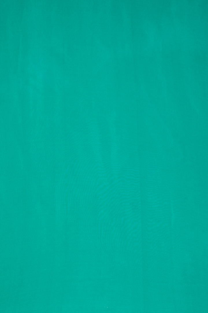Turquoise Leheriya Ombre Festive Saree Set by Ruchira Nangalia at Pernia's Pop Up Shop