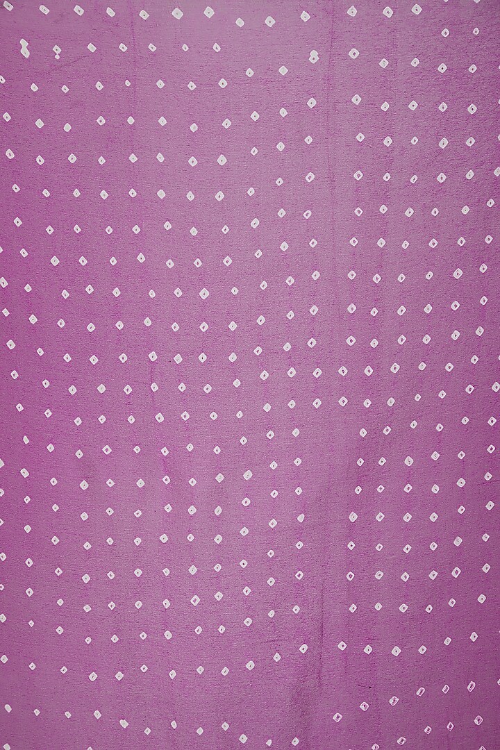 Aubergine Bandhani Festive Saree Set by Ruchira Nangalia at Pernia's Pop Up Shop
