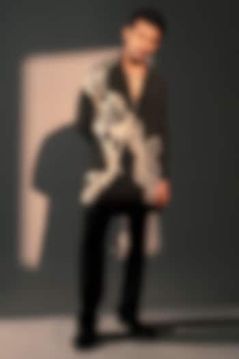 Matterhorn Grey Imported Polyester Kurta Set by Rohit Doshi at Pernia's Pop Up Shop