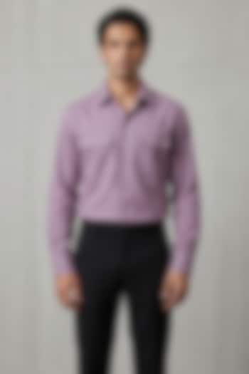 Mauve Cotton Summer Shirting Fabric Summer Shirt by Rohit Doshi at Pernia's Pop Up Shop
