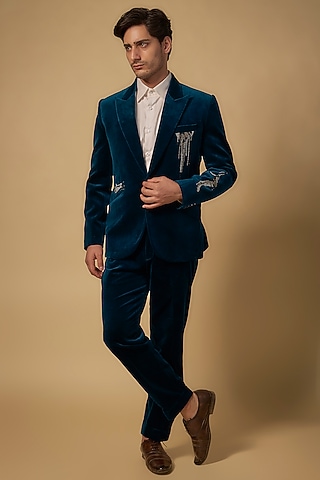 Buy Powder Blue Waist Coat For Engagement for men Online from Indian Designers 2026 Buy Powder Blue Waist Coat For Engagement for men Online from Indian Designers 2026